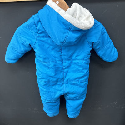 George - Baby Fleece-Lined Snow Suit - MSRP comp $25: Blue/Dog-infant-6-12M