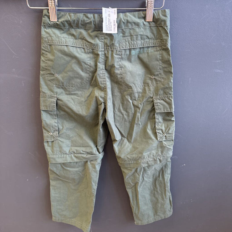 Mountain Warehouse - Kids Zip-Off Hiking Pants - MSRP $50: Green-children-7-8Y