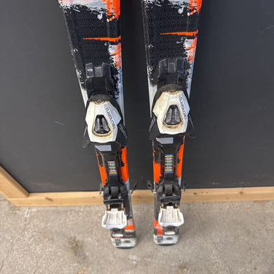 Tecnopro - Pulse Team 66 Downhill Skis - TC45 Bindings: black, orange--110cm