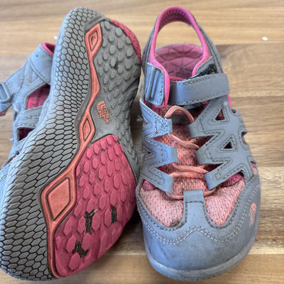 The North Face - Kids Sandals - MSRP $80: Grey/Pink-children-13T