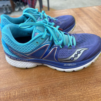 Saucony Women's Everrun Running Shoes: Purple/Teal-women-7