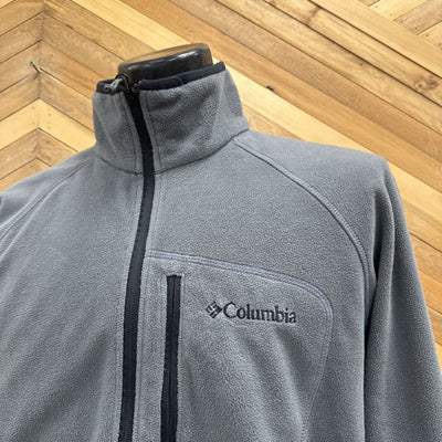 Columbia - Men's Full-Zip Fleece - MSRP comp $65: Grey-men-LG