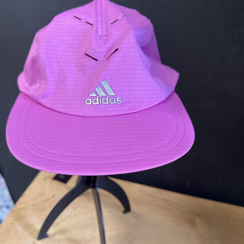 Adidas - Aidzero HEAT.RDY Lightweight Running Hat - MSRP $45: Pink-unisex-OSFM