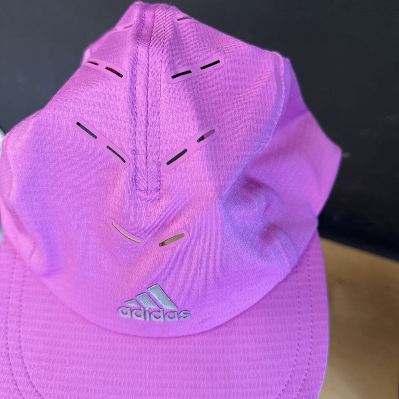 Adidas - Aidzero HEAT.RDY Lightweight Running Hat - MSRP $45: Pink-unisex-OSFM