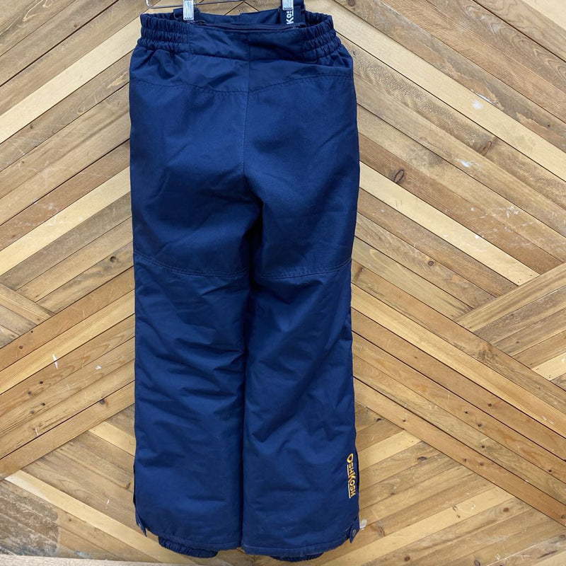 Oshkosh- suspender ski pants : Navy -children-12y