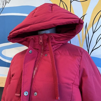 Simons - Winter Parka Down Filled - MSRP $195 : Red -women-XS