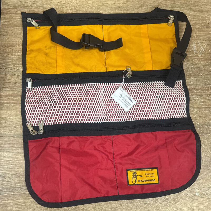 Recreational Barrel Works - Camp Kitchen Organizer - MSRP $38: Yellow/Red/White--LG