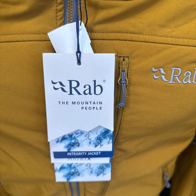 Rab - Men's Integrity Softshell Jacket - MSRP $280: Dark Yellow-unisex-SM