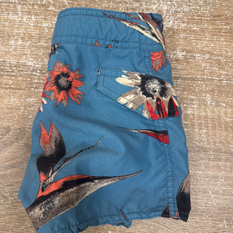 Volcom Mod-Tech Swim Trunks 2T: Blue-children-2T