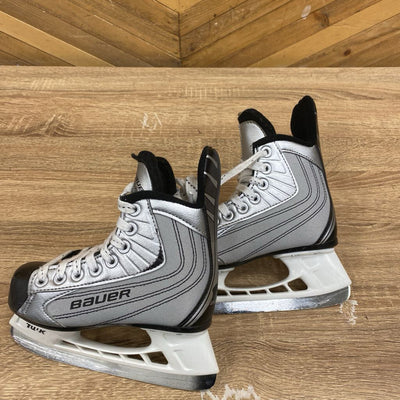 Bauer - Kids 22 Hockey Skates: Grey/Silver/Black-children-11T