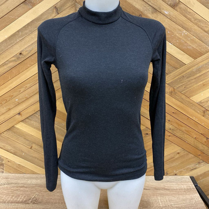 Wedze - Women’s Baselayer Top BL 100 - MSRP $10: Dark Grey-women-XS