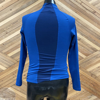 Wedze - Men's Half-Zip Baselayer Ski Top BL 500 - MSRP $25: Blue-unisex-SM