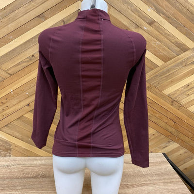 Wedze - Women's Ski Baselayer Top BL 500 - MSRP $25: Maroon-women-XS