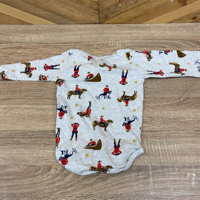 Arborist - Baby Onesie : Grey/Red/Brown-infant-12-18M