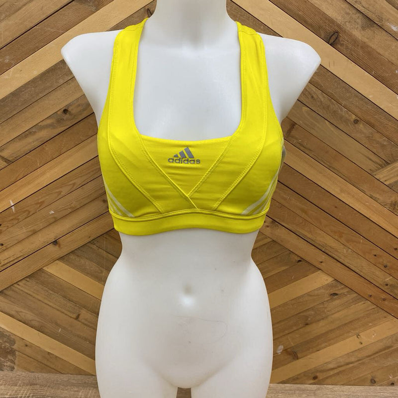 Adidas - Sports Bra - : Yellow-women-SM