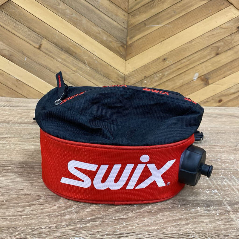 SWIX - Insulated Hydration Belt - MSRP $70: Black/Red--1L