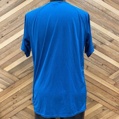 Patagonia - Men's Capaline s/s Base Top - MSRP $55: Blue-men-LG