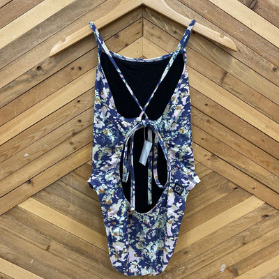 Jolyn - Women's Swimsuit - MSRP $94: Purple/Yellow-women-