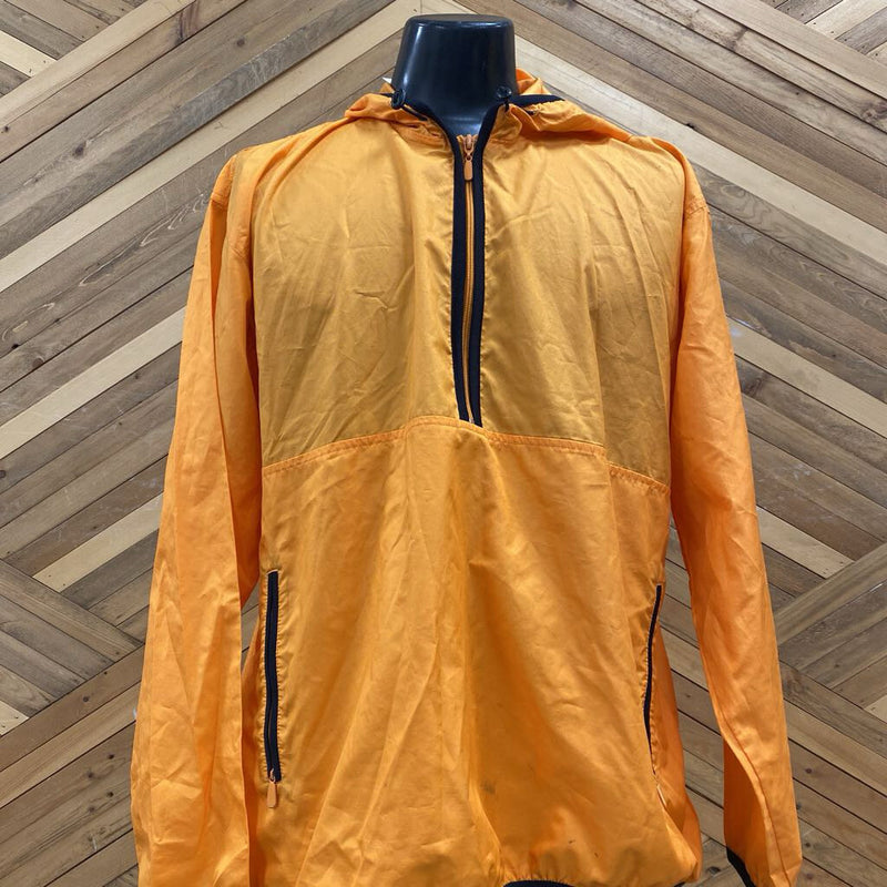 Sideout - Windbreaker Jacket: Orange/Black-unisex-SM