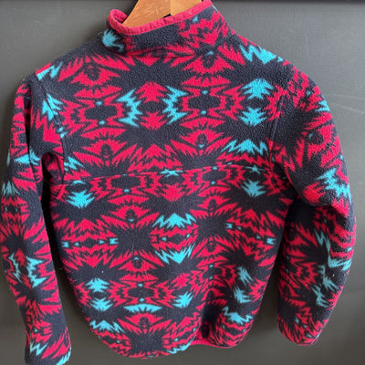 Patagonia - Kids' Synchilla Snap-T - MSRP $109: Red/Black/Blue-children-LG