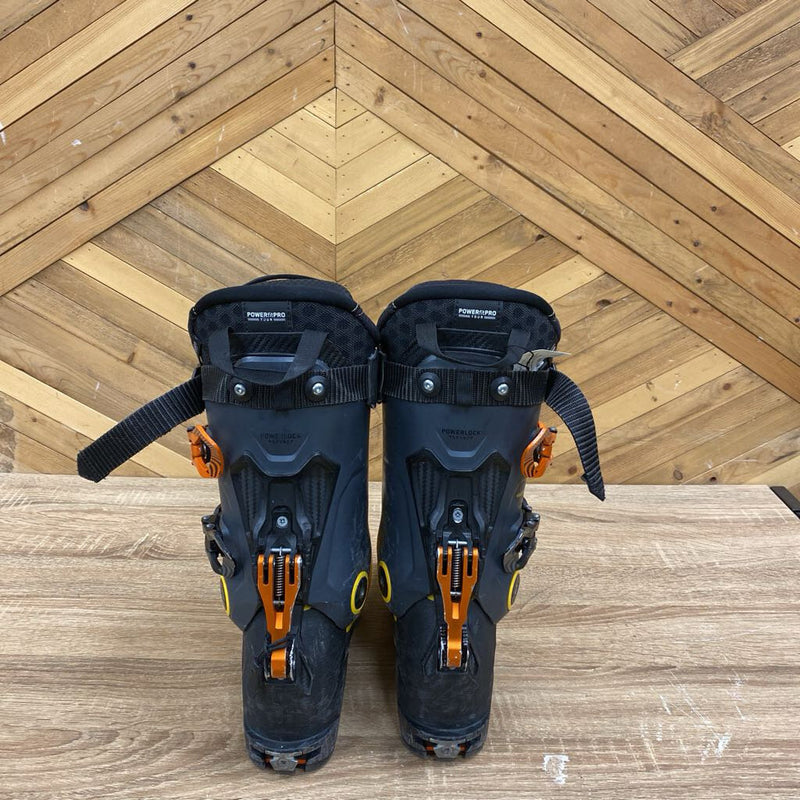 K2 - Mindbender 130 GripWalk Downhill Ski Boot - MSRP $800: Grey/Yellow/Orange-men-26/26.5