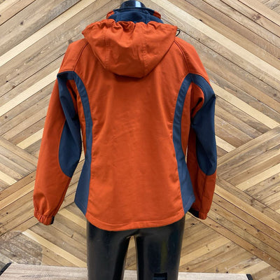 Stormtech- Performance soft shell jacket- MSRP $120 : Orange Grey -men-LG