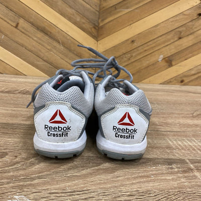 Reebok- crossfit runners- MSRP $190: Grey White -women-8.5