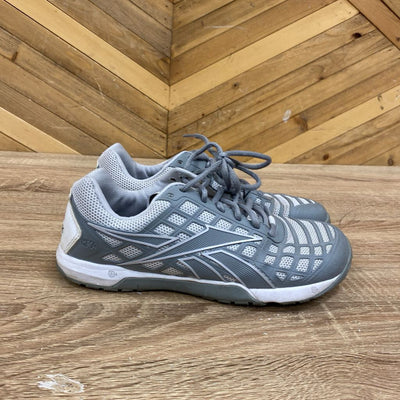 Reebok- crossfit runners- MSRP $190: Grey White -women-8.5