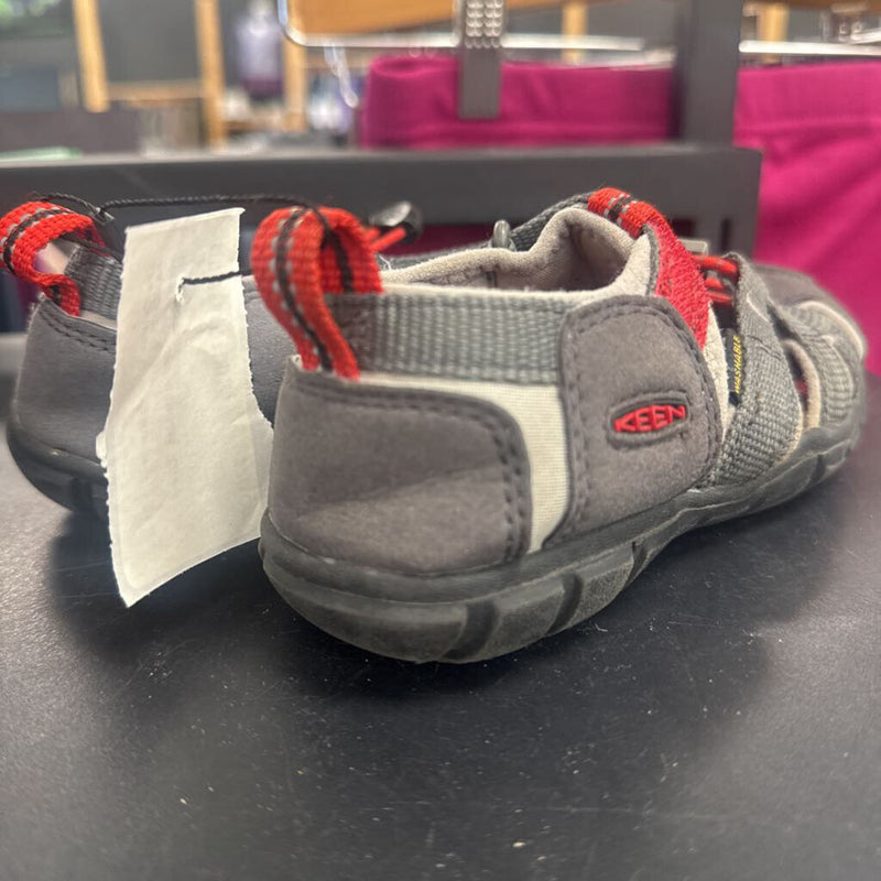 Keen- toddler sandals : Grey Red -children-10T