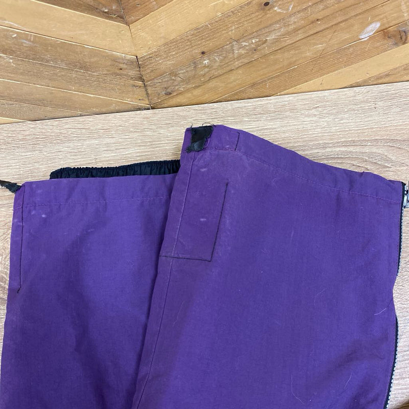 Mountain Goat- insulated ski pants : Purple -unisex-SM