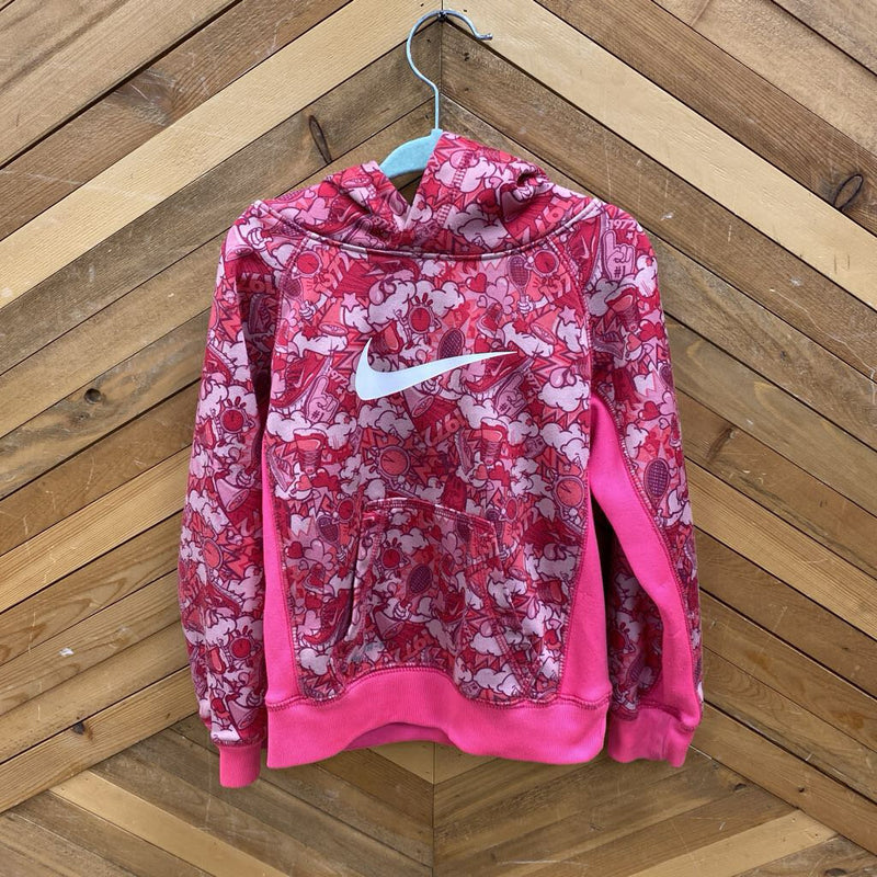 Nike- toddler pullover hoodie: Pink -women-4