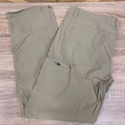 Eddie Bauer - Men's First Ascent Hike/Trail Pants - MSRP $120: Brown/Tan-men-38/34