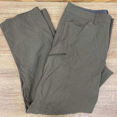 Eddie Bauer - Men's First Ascent Hike/Trail Pants - MSRP $119: Brown/Khaki-men-36x32