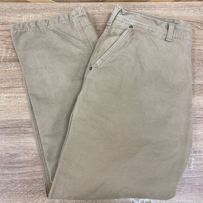 Eddie Bauer - Men's Lined Pants - MSRP $120: Brown/Tan-men-36x32