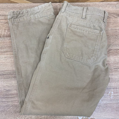 Eddie Bauer - Men's Lined Pants - MSRP $120: Brown/Tan-men-36x32