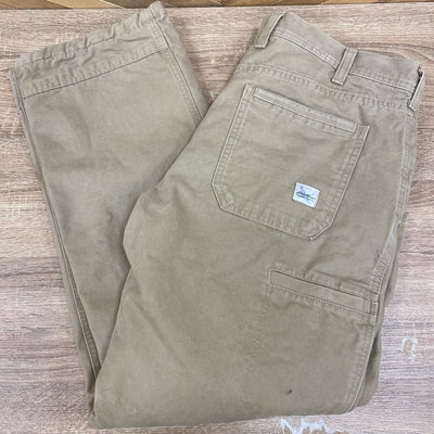 Eddie Bauer - Men's Lined Pants - MSRP $120: Brown/Tan-men-36x32