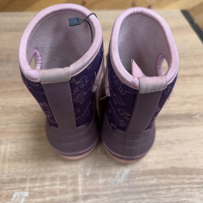 Kids Unicorn Winter Boots : Purple/Pink-children-8