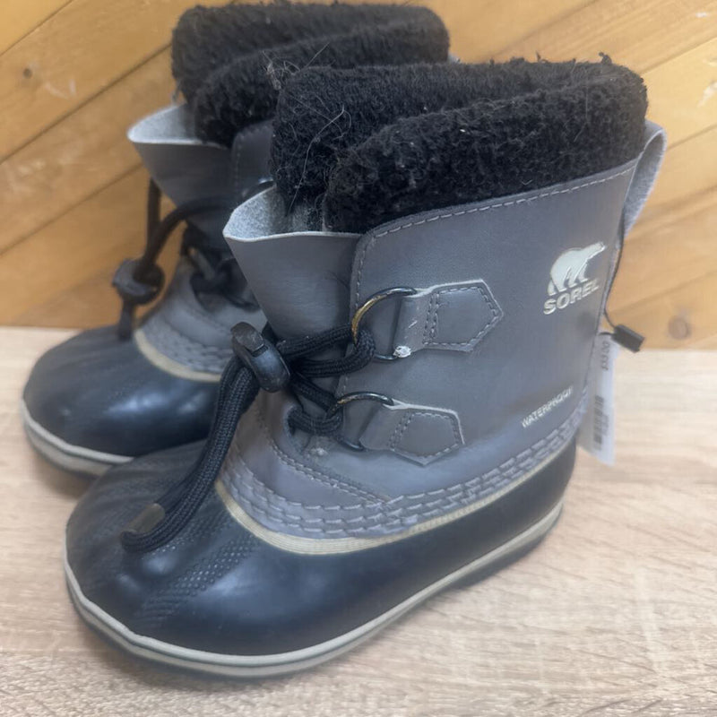 Sorel - Kids Winter Boots - MSRP $80: Black/Grey-children-10