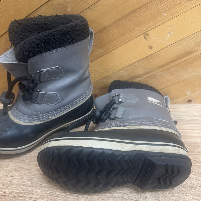 Sorel - Kids Winter Boots - MSRP $80: Black/Grey-children-10