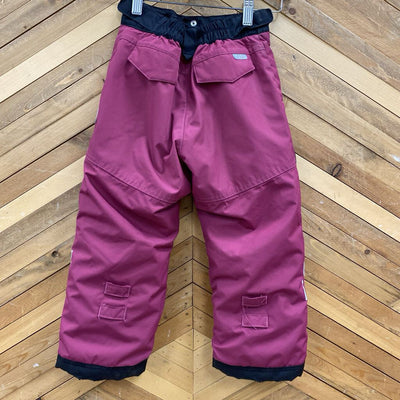 Joua - Kids' Snow Pants - MSRP $125: Maroon/Dark Pink/Violet-children-4