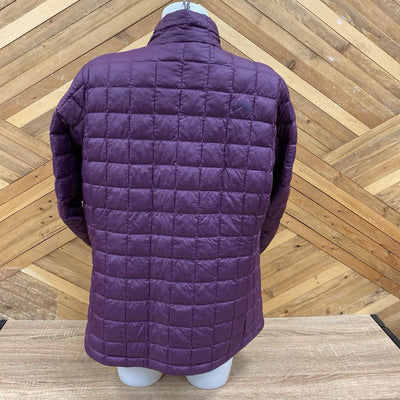 The North Face - Women's ThermoBall Eco Puffer Jacket - MSRP $300: Purple-women-XL