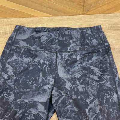 Lole - Women's High-Waisted Printed Active Leggings - MSRP $119: Black/Grey Camo-women-2XL