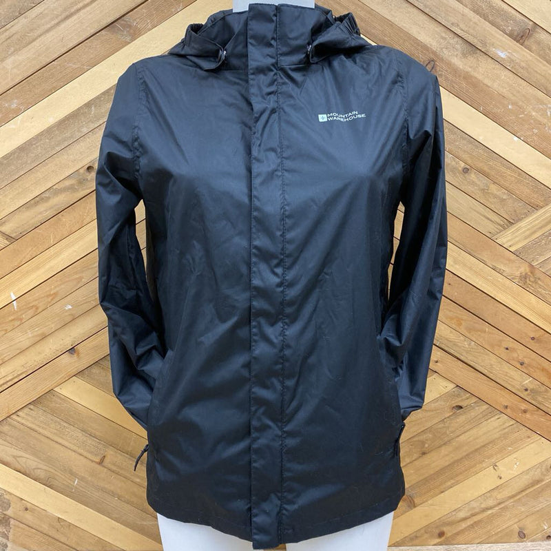 Mountain Wearhouse- water resistant shell jacket youth : Black -children-13Y