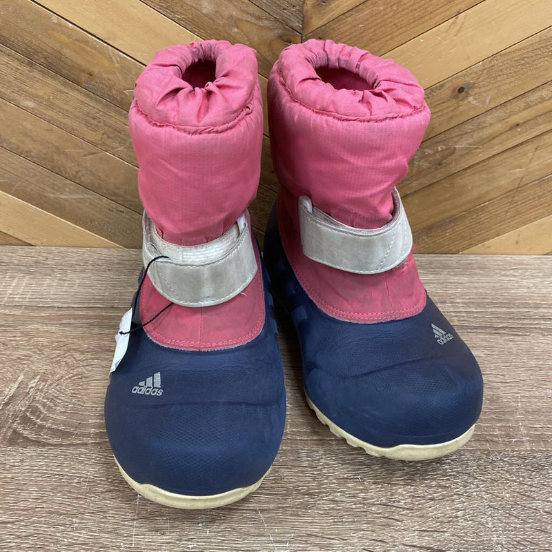 Adidas- Youth winter boot - MSRP $ : Pink NAvy -children-1Y