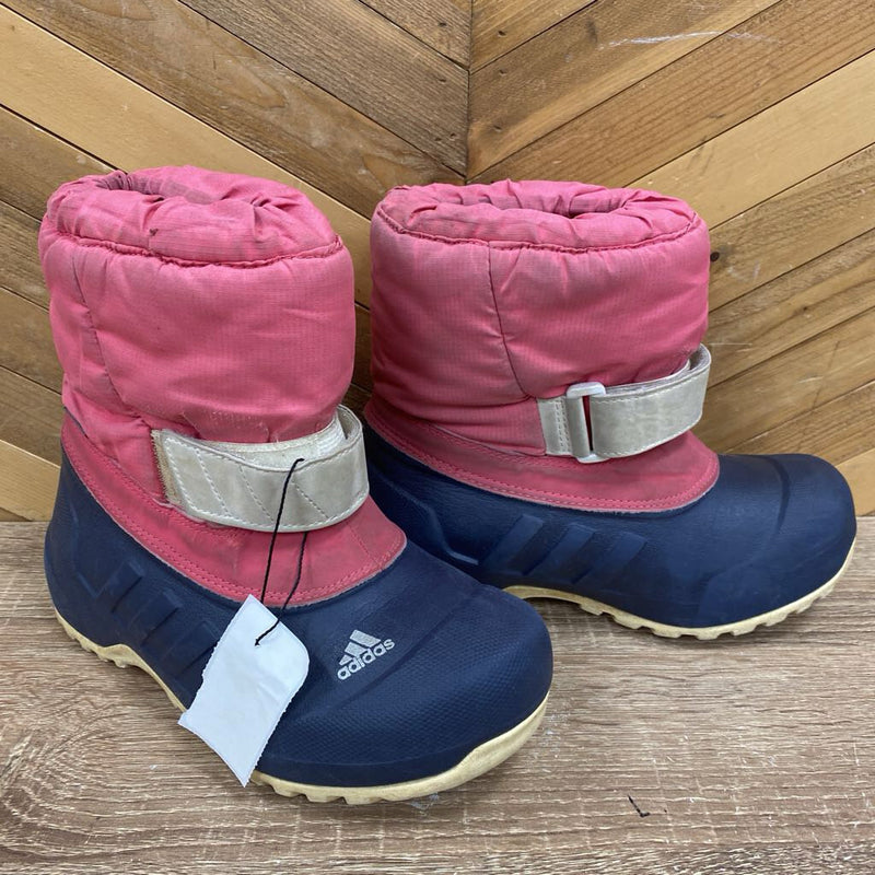 Adidas- Youth winter boot - MSRP $ : Pink NAvy -children-1Y