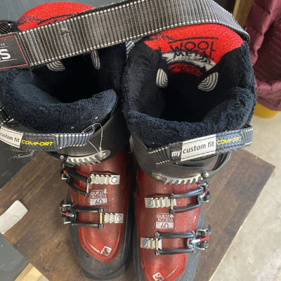 Salomon - Quest Access 60 Downhill Ski Boots: Black Red -unisex-27