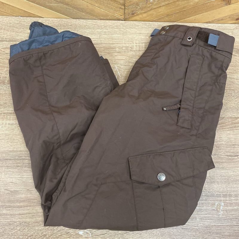 686 - Kids Ski Pants - MSRP comp $170: Brown-children-XL