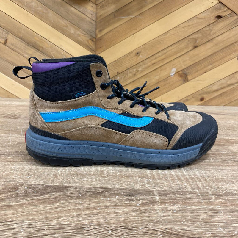 Vans - MTE UltraRange EXO Insulated Hi Shoes - MSRP $170: Brown/Black/Purple/Teal Blue-unisex-M9/W10.5