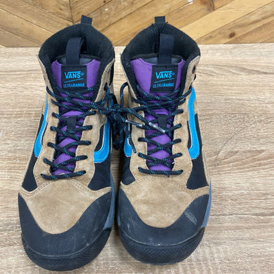 Vans - MTE UltraRange EXO Insulated Hi Shoes - MSRP $170: Brown/Black/Purple/Teal Blue-unisex-M9/W10.5