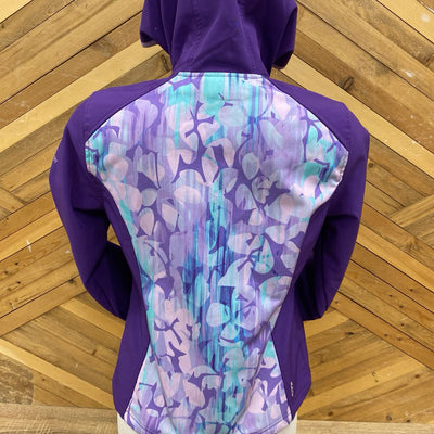 Free Country - Kid's Hooded Softshell Jacket : Purple/Blue-children-10/12